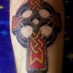 фото рисунка Тату кельтский крест 30.11.2018 №193 - tattoo Celtic cross - tatufoto.com