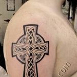 фото рисунка Тату кельтский крест 30.11.2018 №194 - tattoo Celtic cross - tatufoto.com