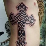фото рисунка Тату кельтский крест 30.11.2018 №195 - tattoo Celtic cross - tatufoto.com