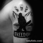 фото рисунка тату в стиле графика 14.11.2018 №013 - tattoo style graphics - tatufoto.com