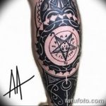 фото рисунка тату в стиле графика 14.11.2018 №030 - tattoo style graphics - tatufoto.com
