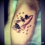 фото рисунка тату в стиле графика 14.11.2018 №041 - tattoo style graphics - tatufoto.com