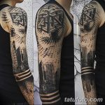 фото рисунка тату в стиле графика 14.11.2018 №058 - tattoo style graphics - tatufoto.com