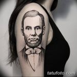 фото рисунка тату в стиле графика 14.11.2018 №063 - tattoo style graphics - tatufoto.com