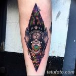 фото рисунка тату в стиле графика 14.11.2018 №076 - tattoo style graphics - tatufoto.com