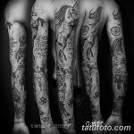 фото рисунка тату в стиле графика 14.11.2018 №122 - tattoo style graphics - tatufoto.com