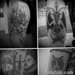 фото рисунка тату в стиле графика 14.11.2018 №142 - tattoo style graphics - tatufoto.com