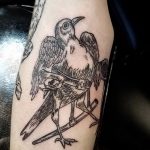 фото рисунка тату в стиле графика 14.11.2018 №163 - tattoo style graphics - tatufoto.com