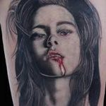 фото рисунка тату вампир 19.11.2018 №028 - photo tattoo vampire - tatufoto.com