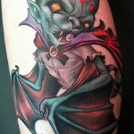 фото рисунка тату вампир 19.11.2018 №082 - photo tattoo vampire - tatufoto.com