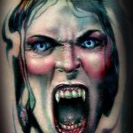 фото рисунка тату вампир 19.11.2018 №093 - photo tattoo vampire - tatufoto.com