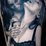 фото рисунка тату вампир 19.11.2018 №114 - photo tattoo vampire - tatufoto.com
