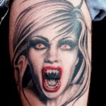 фото рисунка тату вампир 19.11.2018 №137 - photo tattoo vampire - tatufoto.com