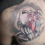 фото рисунка тату вампир 19.11.2018 №148 - photo tattoo vampire - tatufoto.com
