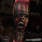 фото рисунка тату вампир 19.11.2018 №159 - photo tattoo vampire - tatufoto.com