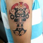 фото рисунка тату инков 16.11.2018 №077 - Inca tattoo photo - tatufoto.com