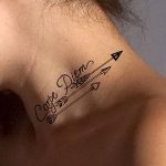 фото рисунка тату надписи Carpe diem 16.11.2018 №002 - tattoo carpe diem - tatufoto.com