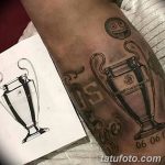 фото рисунка тату футболиста Неймара 16.11.2018 №053 - tattoo Neymar - tatufoto.com