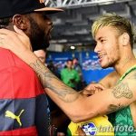 фото рисунка тату футболиста Неймара 16.11.2018 №065 - tattoo Neymar - tatufoto.com