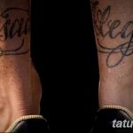 фото рисунка тату футболиста Неймара 16.11.2018 №083 - tattoo Neymar - tatufoto.com