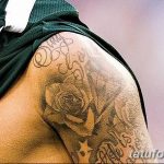 фото рисунка тату футболиста Неймара 16.11.2018 №091 - tattoo Neymar - tatufoto.com