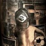 фото рисунка тату футболиста Неймара 16.11.2018 №099 - tattoo Neymar - tatufoto.com