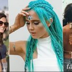 фото флеш татуировки для волос 18.11.2018 №060 - photo flash tattoo for hair - tatufoto.com