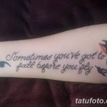 фото тату Надписи 16.12.2018 №012 - Photo tattoo Lettering - tatufoto.com