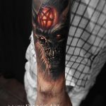 фото тату Число дьявола 666 16.12.2018 №005 - tattoo number devil 666 - tatufoto.com