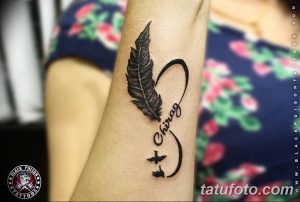 фото тату бесконечность 16.12.2018 №031 - photo tattoo infinity - tatufoto.com
