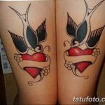 фото тату ласточка для девушки 24.12.2018 №025 - tattoo swallow for a girl - tatufoto.com