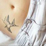 фото тату ласточка для девушки 24.12.2018 №065 - tattoo swallow for a girl - tatufoto.com