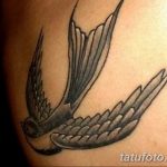 фото тату ласточка для девушки 24.12.2018 №069 - tattoo swallow for a girl - tatufoto.com