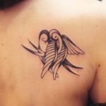 фото тату ласточка для девушки 24.12.2018 №106 - tattoo swallow for a girl - tatufoto.com