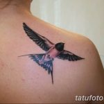 фото тату ласточка для девушки 24.12.2018 №129 - tattoo swallow for a girl - tatufoto.com