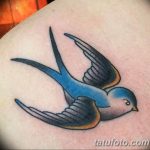 фото тату ласточка для девушки 24.12.2018 №149 - tattoo swallow for a girl - tatufoto.com