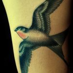 фото тату ласточка для девушки 24.12.2018 №155 - tattoo swallow for a girl - tatufoto.com