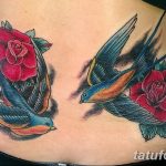 фото тату ласточка для девушки 24.12.2018 №159 - tattoo swallow for a girl - tatufoto.com