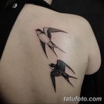 фото тату ласточка для девушки 24.12.2018 №192 - tattoo swallow for a girl - tatufoto.com