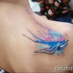фото тату ласточка для девушки 24.12.2018 №211 - tattoo swallow for a girl - tatufoto.com