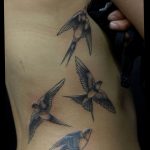 фото тату ласточка для девушки 24.12.2018 №296 - tattoo swallow for a girl - tatufoto.com