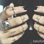 фото тату на пальцах 16.12.2018 №017 - photo tattoo on fingers - tatufoto.com