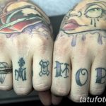 фото тату на пальцах 16.12.2018 №028 - photo tattoo on fingers - tatufoto.com