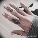 фото тату на пальцах 16.12.2018 №031 - photo tattoo on fingers - tatufoto.com