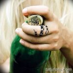 фото тату на пальцах 16.12.2018 №035 - photo tattoo on fingers - tatufoto.com