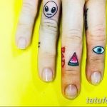 фото тату на пальцах 16.12.2018 №042 - photo tattoo on fingers - tatufoto.com