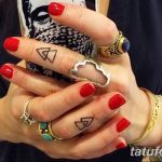 фото тату на пальцах 16.12.2018 №046 - photo tattoo on fingers - tatufoto.com