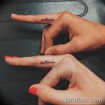 фото тату на пальцах 16.12.2018 №079 - photo tattoo on fingers - tatufoto.com