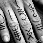 фото тату на пальцах 16.12.2018 №083 - photo tattoo on fingers - tatufoto.com
