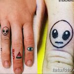 фото тату на пальцах 16.12.2018 №094 - photo tattoo on fingers - tatufoto.com